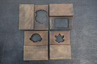 a confectionery DB8130a-d inventory (a: 1 b: 1 c: 1): 1) with a distinctive carved pattern of sculptures