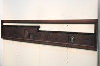 紅葉と香図の楚々としたさり気なさが上品な欄間 E6878b 在庫1枚