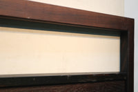 紅葉と香図の楚々としたさり気なさが上品な欄間 E6878b 在庫1枚