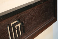 紅葉と香図の楚々としたさり気なさが上品な欄間 E6878b 在庫1枚