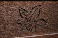 紅葉と香図の楚々としたさり気なさが上品な欄間 E6878b 在庫1枚