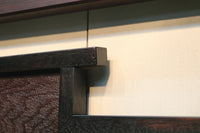 紅葉と香図の楚々としたさり気なさが上品な欄間 E6878b 在庫1枚