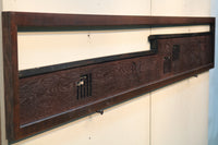 紅葉と香図の楚々としたさり気なさが上品な欄間 E6878b 在庫1枚