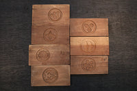 丁寧に彫り込んだ家紋の菓子型 DB2275a-g 在庫(a:1 b:1 c:1 d:0 e:0 f:1 g:1)枚