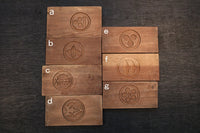 丁寧に彫り込んだ家紋の菓子型 DB2275a-g 在庫(a:1 b:1 c:1 d:0 e:0 f:1 g:1)枚