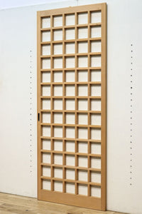 幅717ミリ,675ミリ 正方形の升目で凛々しい全面升格子戸 F7149ab 在庫(a:0 b:2)枚