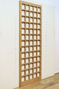 幅717ミリ,675ミリ 正方形の升目で凛々しい全面升格子戸 F7149ab 在庫(a:0 b:2)枚