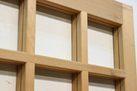 幅717ミリ,675ミリ 正方形の升目で凛々しい全面升格子戸 F7149ab 在庫(a:0 b:2)枚