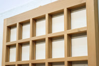 幅717ミリ,675ミリ 正方形の升目で凛々しい全面升格子戸 F7149ab 在庫(a:0 b:2)枚