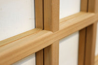 幅717ミリ,675ミリ 正方形の升目で凛々しい全面升格子戸 F7149ab 在庫(a:0 b:2)枚