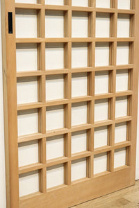 幅717ミリ,675ミリ 正方形の升目で凛々しい全面升格子戸 F7149ab 在庫(a:0 b:2)枚