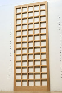 幅717ミリ,675ミリ 正方形の升目で凛々しい全面升格子戸 F7149ab 在庫(a:0 b:2)枚