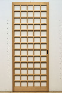 幅717ミリ,675ミリ 正方形の升目で凛々しい全面升格子戸 F7149ab 在庫(a:0 b:2)枚