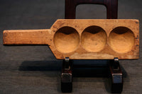 A handed confectionery-type DB6843a-h stock with rounded-shaped mold (a:1 b:1 c:1 d:1 e:1 f:1 g:1 h: 1) individual