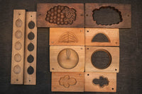 Fruits and leaves Confectionary db6851a-e with seasonal lid Stock (a:1 b:1 c:0 d:1 e:0) pieces