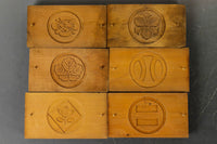 Cake mould DB6861a-f stock (a: with a cover of the elegant pattern including a flower and the leaf 1 b: 1 c: 1 d: 1 e: 1 f: 1)Unit