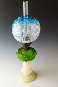 Blue Kakiage Round Kikubun Aburatsubo Lamp Z-C