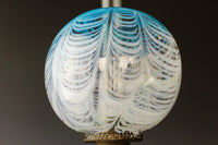 Blue Kakiage Round Kikubun Aburatsubo Lamp Z-C