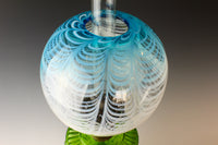 Blue Kakiage Round Kikubun Aburatsubo Lamp Z-C