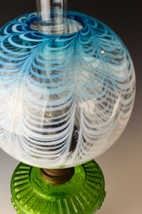 Blue Kakiage Round Kikubun Aburatsubo Lamp Z-C