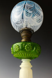 Blue Kakiage Round Kikubun Aburatsubo Lamp Z-C