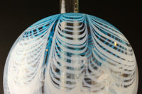 Blue Kakiage Round Kikubun Aburatsubo Lamp Z-C