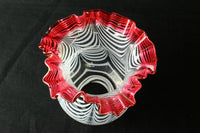 Gold red scraped wavy pattern chamfered blue oil pot stand lamp Z-F