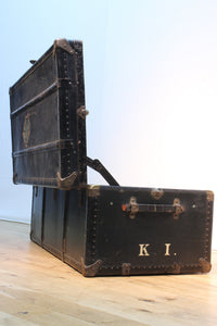 立派な金具の付いたお洒落なトランクケース DB2985