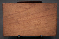 繊細な花模様を1つ描いた風情ある四角の菓子型 DB3107a-m 在庫4個