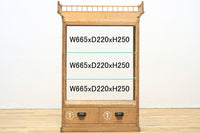 ディスプレイに最適な開放感ある4面ガラスケース BB1435