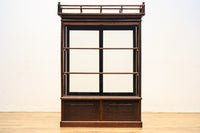 和モダンデザイン!! すっきり中を見渡せる小ぶりの四面ガラスショーケース BB1579