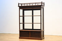 和モダンデザイン!! すっきり中を見渡せる小ぶりの四面ガラスショーケース BB1579