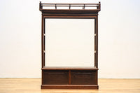 和モダンデザイン!! すっきり中を見渡せる小ぶりの四面ガラスショーケース BB1579