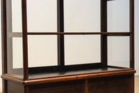 和モダンデザイン!! すっきり中を見渡せる小ぶりの四面ガラスショーケース BB1579