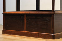 和モダンデザイン!! すっきり中を見渡せる小ぶりの四面ガラスショーケース BB1579