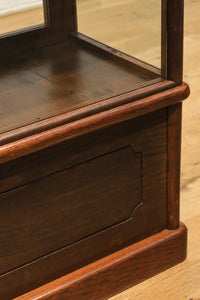 和モダンデザイン!! すっきり中を見渡せる小ぶりの四面ガラスショーケース BB1579