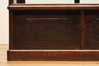 和モダンデザイン!! すっきり中を見渡せる小ぶりの四面ガラスショーケース BB1579