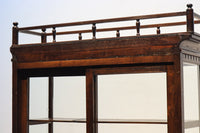 和モダンデザイン!! すっきり中を見渡せる小ぶりの四面ガラスショーケース BB1579