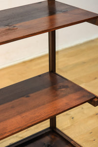 和モダンデザイン!! すっきり中を見渡せる小ぶりの四面ガラスショーケース BB1579