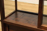 和モダンデザイン!! すっきり中を見渡せる小ぶりの四面ガラスショーケース BB1579