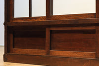 和モダンデザイン!! すっきり中を見渡せる小ぶりの四面ガラスショーケース BB1579