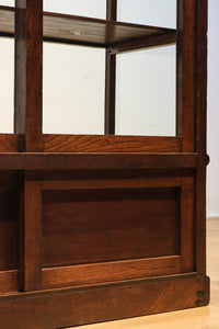 和モダンデザイン!! すっきり中を見渡せる小ぶりの四面ガラスショーケース BB1579