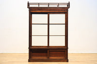 和モダンデザイン!! すっきり中を見渡せる小ぶりの四面ガラスショーケース BB1579