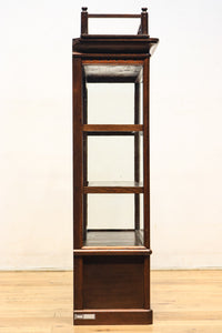 和モダンデザイン!! すっきり中を見渡せる小ぶりの四面ガラスショーケース BB1579