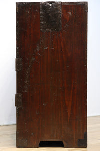 稀少!!唐獅子金具の古色を纏う仙台衣裳箪笥 Ba9316-MT