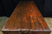 稀少!!唐獅子金具の古色を纏う仙台衣裳箪笥 Ba9316-MT