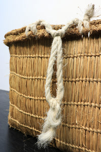 優しい風合いの藁編みバック DB9882a