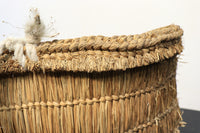 優しい風合いの藁編みバック DB9882a