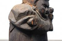 細目に口を開けた表情が魅力の木彫りの大黒様 DC1474