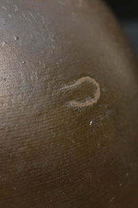 時代を重ねた渋みある鉄製ヘルメット DC1734